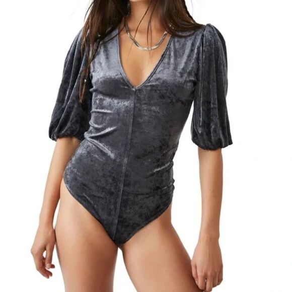 FREE PEOPLE Don't You Wish Bodysuit ~NWT~ - Picture 2 of 5